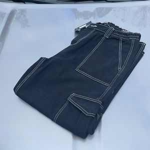 Give Me A Break Cargo Carpenter Jeans Shorter Length